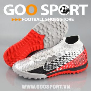 Nike Mercurial Superfly 7 TF xám đen đỏ