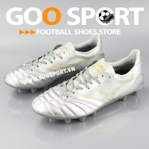 Mizuno FG xám bạc - Giày đá bóng sân cỏ tự nhiên