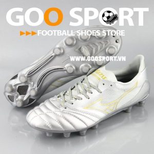 Mizuno FG xám bạc - Giày đá bóng sân cỏ tự nhiên