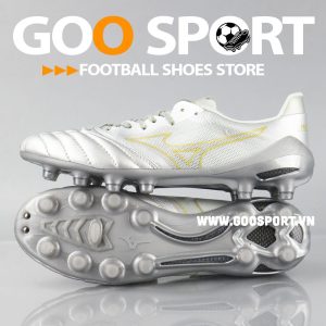 Mizuno FG xám bạc - Giày đá bóng sân cỏ tự nhiên