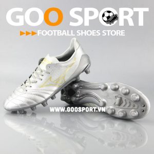 Mizuno FG xám bạc - Giày đá bóng sân cỏ tự nhiên