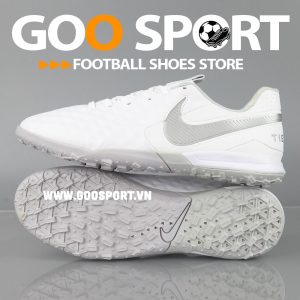 Nike Tiempo 8 TF trắng full