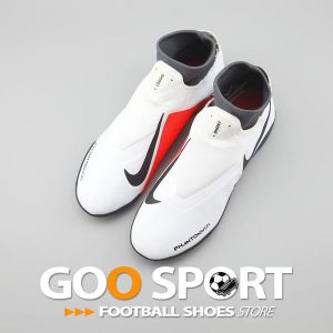 Nike Phantom Vision TF cổ cao trắng đỏ