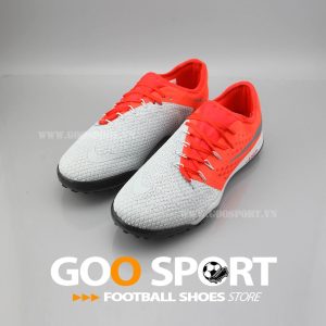 Nike Hypervenom X TF xám đỏ