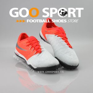 Nike Hypervenom X TF xám đỏ