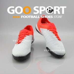 Nike Hypervenom X TF xám đỏ