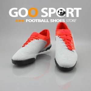Nike Hypervenom X TF xám đỏ