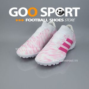 Adidas Nemeziz 18.3 TF trắng hồng