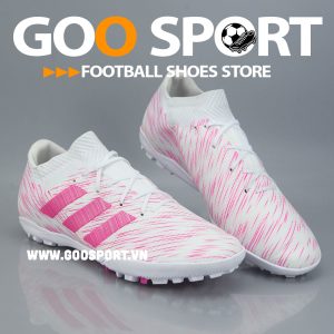 Adidas Nemeziz 18.3 TF trắng hồng