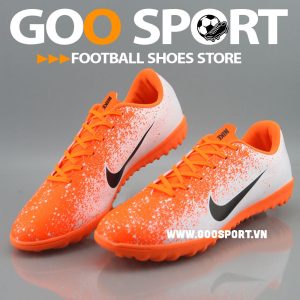 Nike Mercurial Vapor 12 TF trắng cam