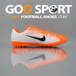Nike Mercurial Vapor 12 TF trắng cam