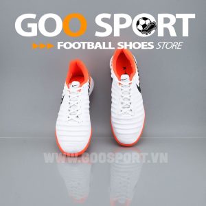 Nike Tiempo 7 TF trắng cam