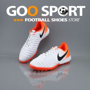 Nike Tiempo 7 TF trắng cam