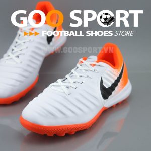 Nike Tiempo 7 TF trắng cam