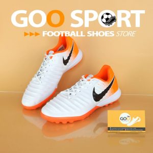 Nike Tiempo 7 TF trắng cam