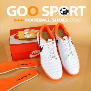 Nike Tiempo 7 TF trắng cam