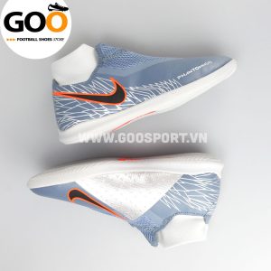 Nike Phantom Vision IC cổ cao xám bạc