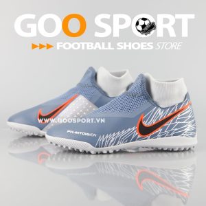 Nike Phantom Vision TF cổ cao xám