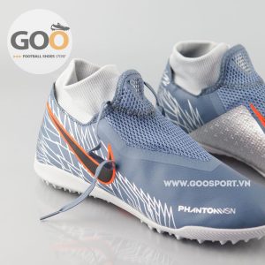Nike Phantom Vision TF cổ cao xám