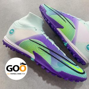 Nike Mercurial Superfly 8 TF trắng sọc xanh