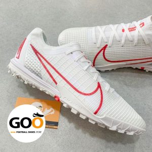 Nike Mercurial Vapor 13 TF trắng sọc đỏ