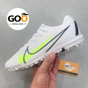 Nike Mercurial Vapor 13 TF trắng sọc đen