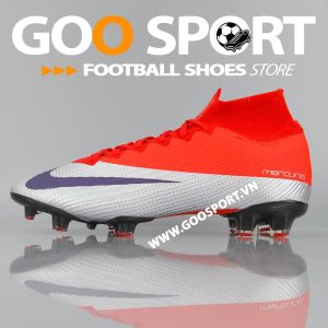 Nike Mercurial Superfly 7 FG đỏ bạc - Giày đá bóng sân cỏ tự nhiên