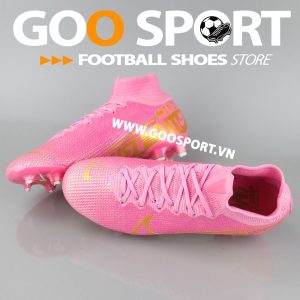 Nike Mercurial Superfly 7 FG hồng - Giày đá bóng sân cỏ tự nhiên