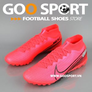 Nike Mercurial Superfly 7 TF đỏ hồng