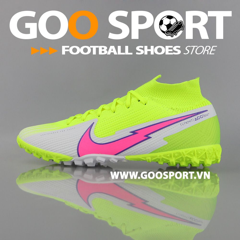 Nike Mercurial Vapor 13 TF tia chớp dạ quang