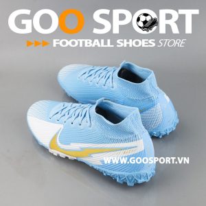 Nike Mercurial Superfly 7 TF tia chớp xanh ngọc