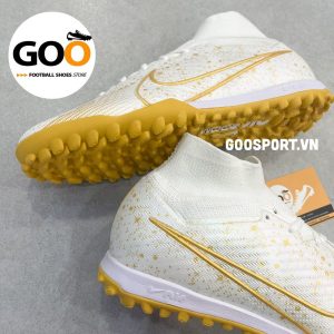 Mercurial Superfly 9 TF trắng chấm vàng
