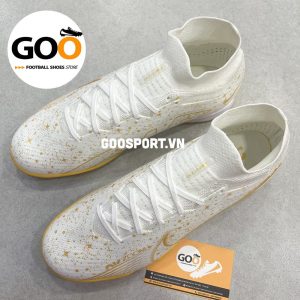 Mercurial Superfly 9 TF trắng chấm vàng