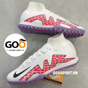 Mercurial Superfly 9 TF trắng đế tím