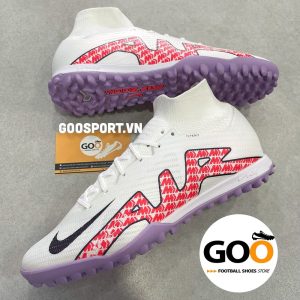 Mercurial Superfly 9 TF trắng đế tím