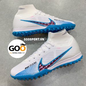 Mercurial Superfly 9 TF trắng đế xanh