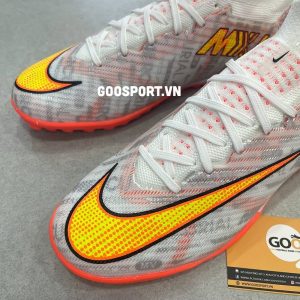 Mercurial Superfly 9 TF trắng sọc cam