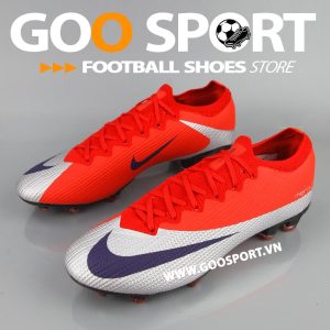 Nike Mercurial Vapor 13 FG đỏ bạc - Giày đá bóng sân cỏ tự nhiên