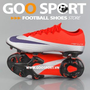 Nike Mercurial Vapor 13 FG đỏ bạc - Giày đá bóng sân cỏ tự nhiên