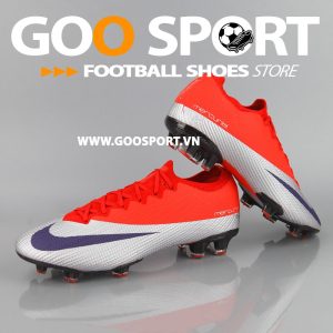 Nike Mercurial Vapor 13 FG đỏ bạc - Giày đá bóng sân cỏ tự nhiên