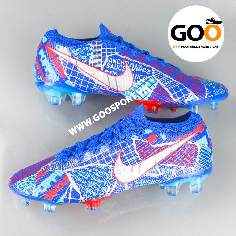 Nike Mercurial Vapor 13 FG Sancho xanh dương - Giày đá bóng sân cỏ tự nhiên