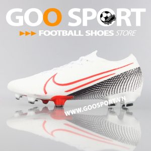 Nike Mercurial Vapor 13 FG trắng gót đen - Giày đá bóng sân cỏ tự nhiên