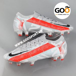 Nike Mercurial Vapor 13 FG xám cam 3D - Giày đá bóng sân cỏ tự nhiên