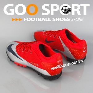 Nike Mercurial Vapor 13 TF đỏ bạc