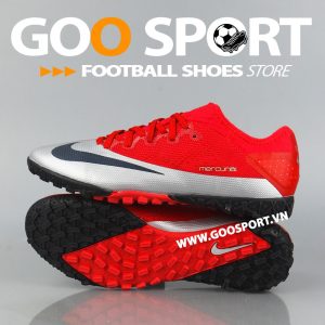 Nike Mercurial Vapor 13 TF đỏ bạc