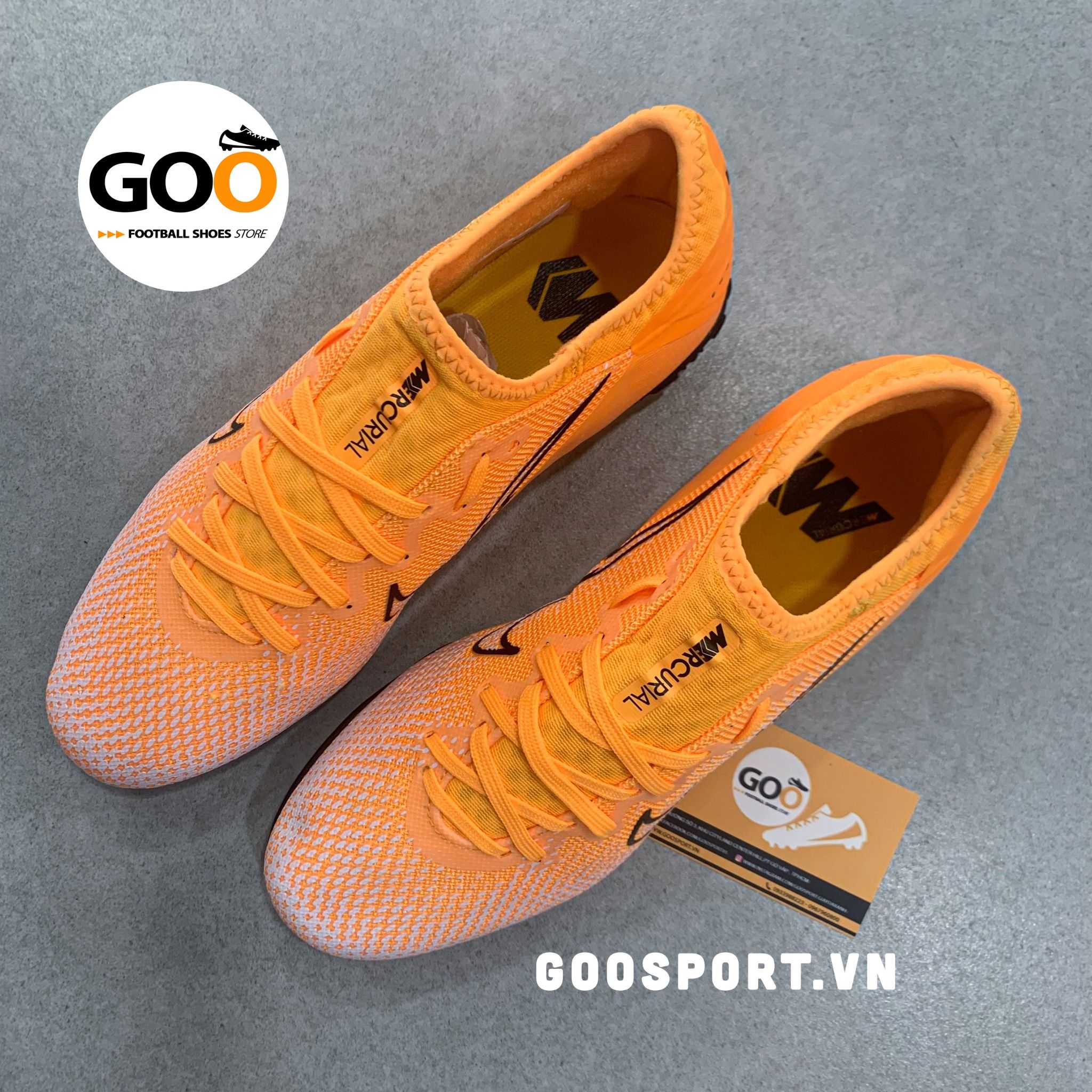Nike Mercurial Vapor 13 TF tia chớp cam