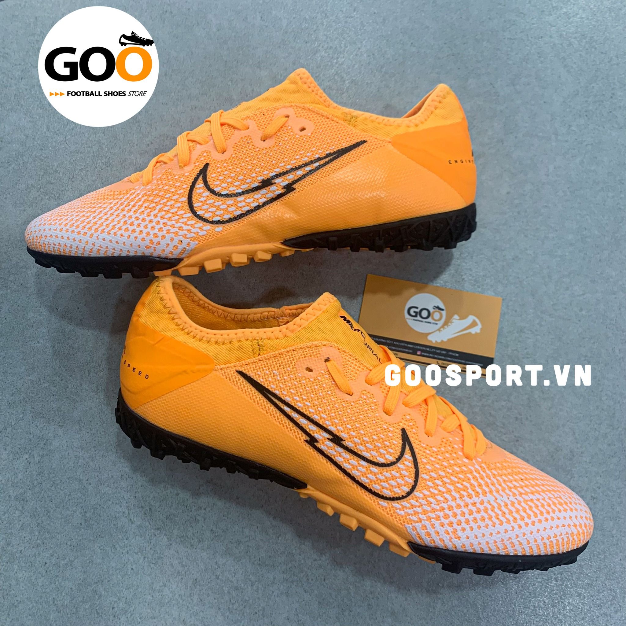 Nike Mercurial Vapor 13 TF tia chớp cam