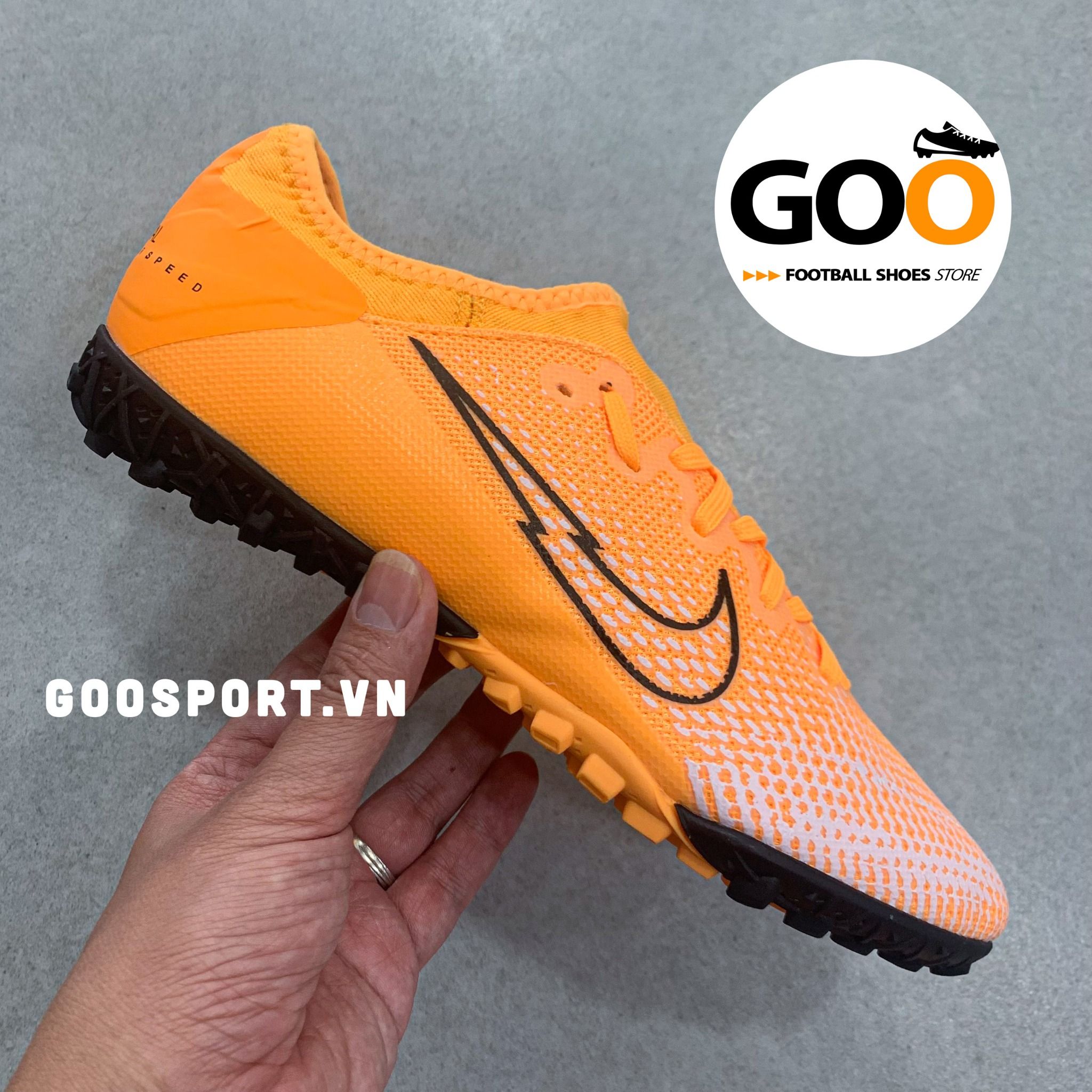 Nike Mercurial Vapor 13 TF tia chớp cam