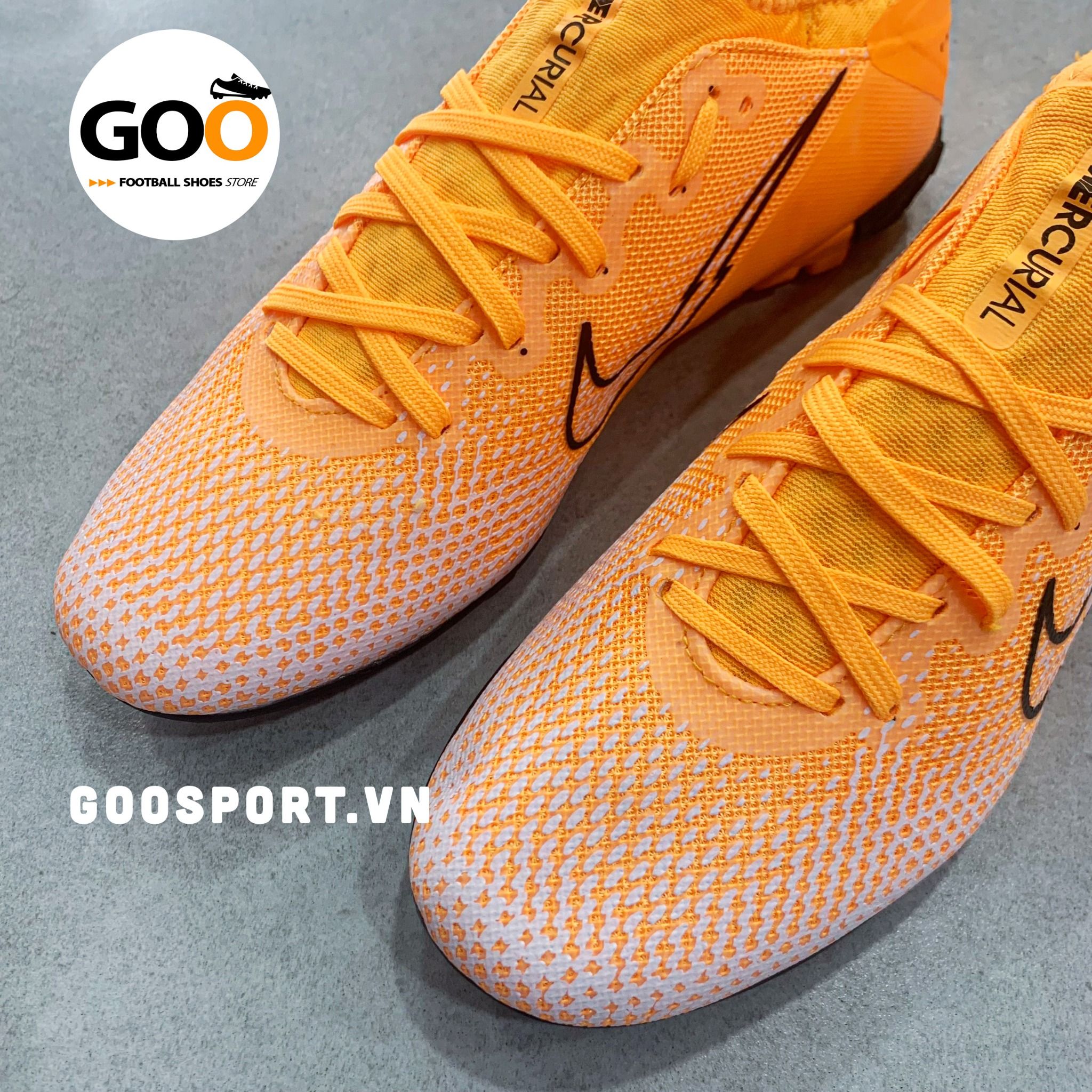 Nike Mercurial Vapor 13 TF tia chớp cam