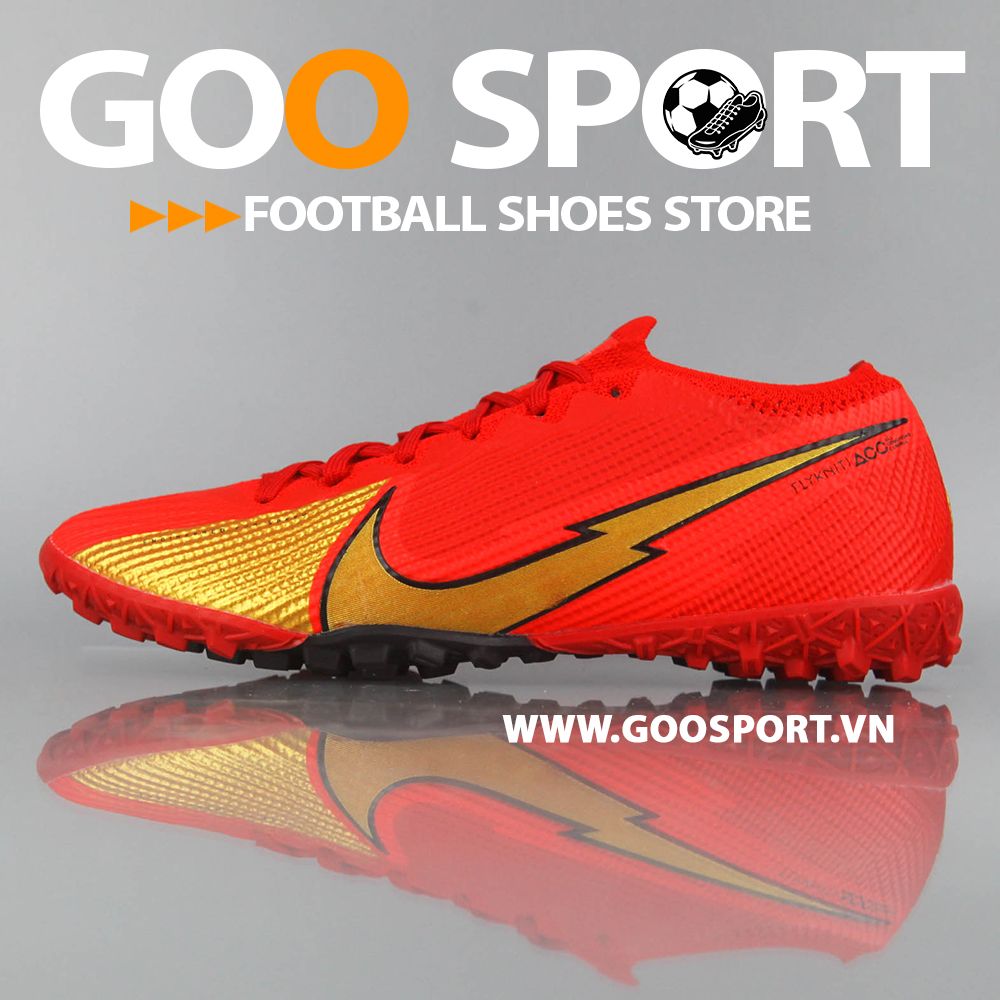 Nike Mercurial Vapor 13 TF tia chớp đỏ